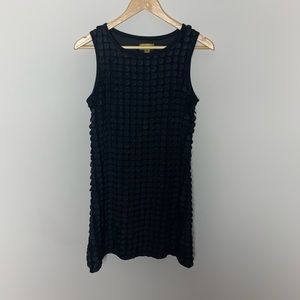 Nicole Miller Black Circle Applique Sleeveless Dress Women Size X - Large XL